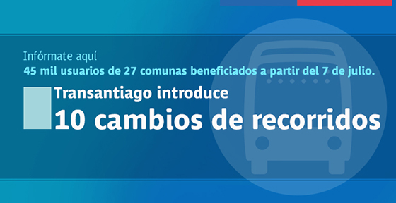 10 cambios en el Transantiago