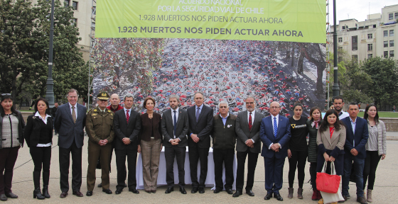 Acuerdo Nacional de seguridad vial: Autoridades públicas y privadas firman inédita alianza para frenar accidentes de tránsito