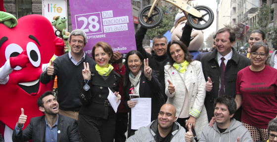 Por primera vez, MTT conmemoró oficialmente el Día Nacional Sin Auto