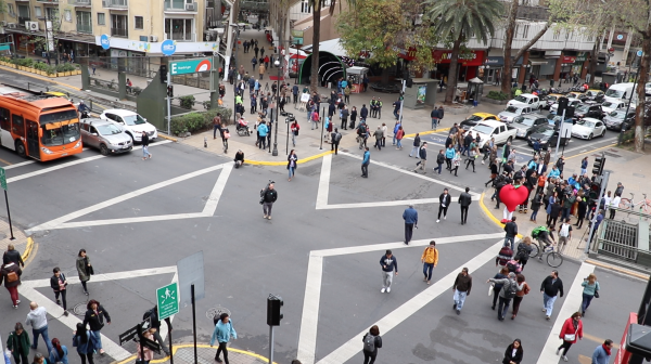 Nuevo cruce Tokio en Av. Providencia con Lyon