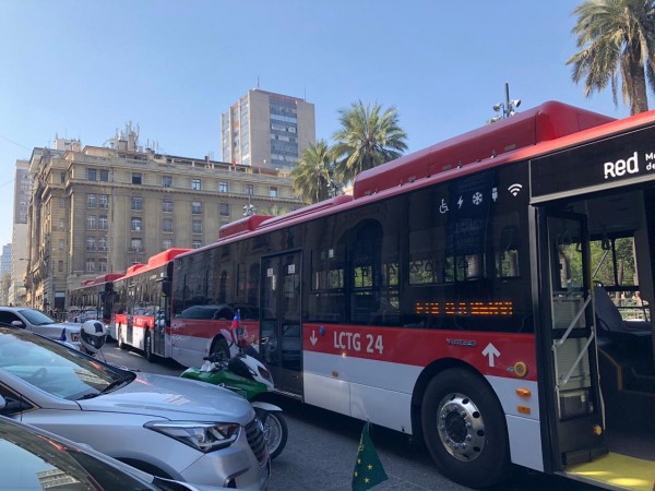 Buses eléctricos Red