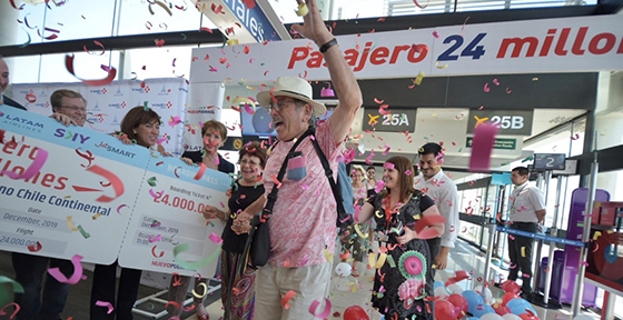 Celebramos récord de 24 millones de pasajeros en el Aeropuerto de Santiago y entregamos recomendaciones por temporada alta