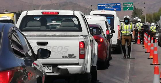 Junto a Carabineros reforzamos fiscalizaciones de velocidad y seguridad vial en carreteras por fin de semana largo