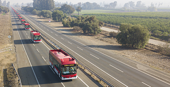 Contraloría toma razón a la adjudicación de la nueva licitación que incorporará 2.030 buses Red para Santiago