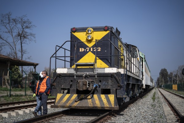 Gráfica del Tren Melipilla y su recorrido