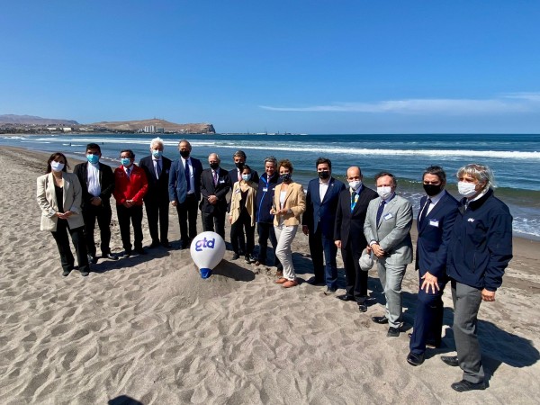 Junto a GTD inauguramos en Arica el Cable Submarino "Prat", que proveerá de fibra óptica a gran parte del territorio nacional